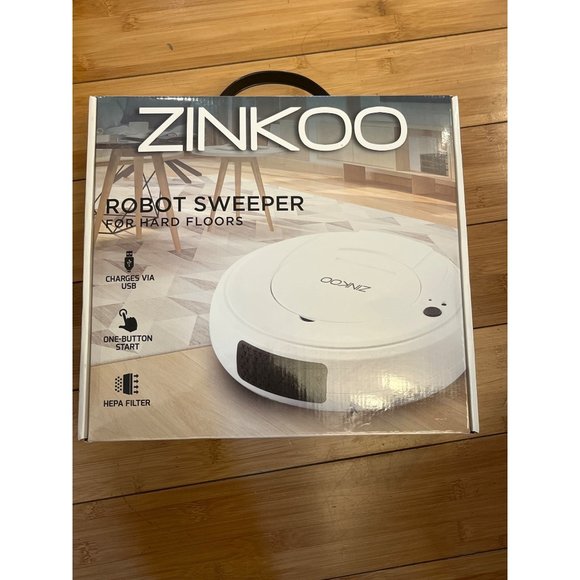 Zinkoo Robot Hard Floor Hepa Filter Rechargeable Lightweight sweeper - Picture 1 of 11